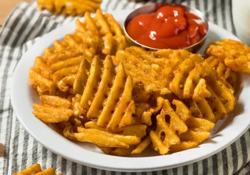 Waffle fries